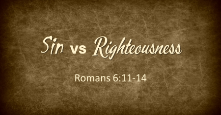 Sin VS Righteousness