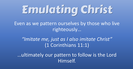 Emulating Christ
