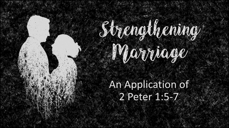 Strengthening Marriage